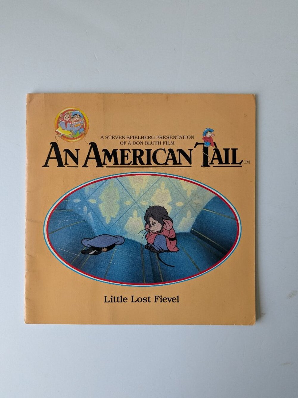 5/$15 Kids Picture Book Little Lost Fievel An American Tail PB Movie Tie-in